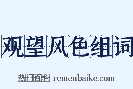 观望风色组词是什么意思的图片